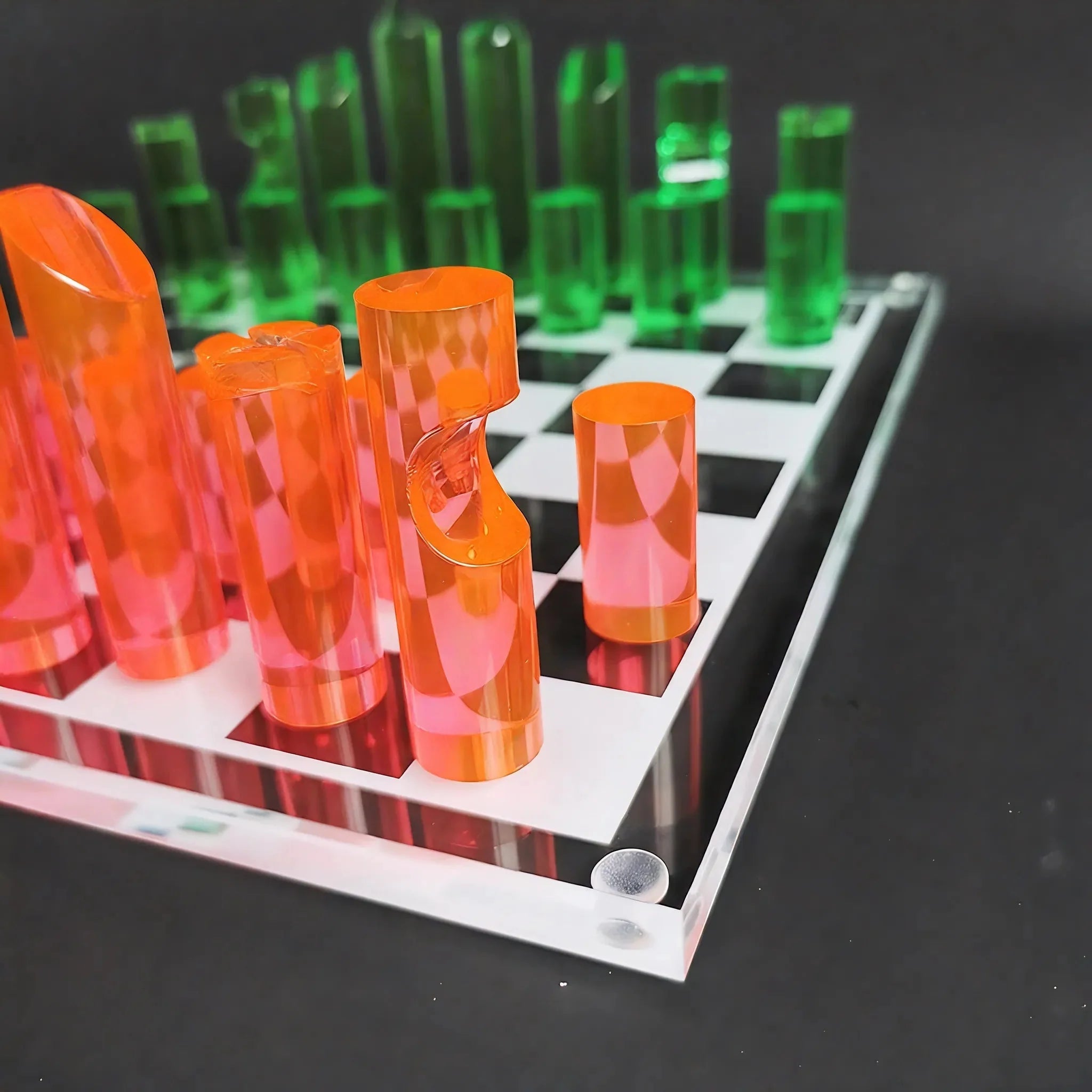 CHROMA | Retro Acrylic Chess Set