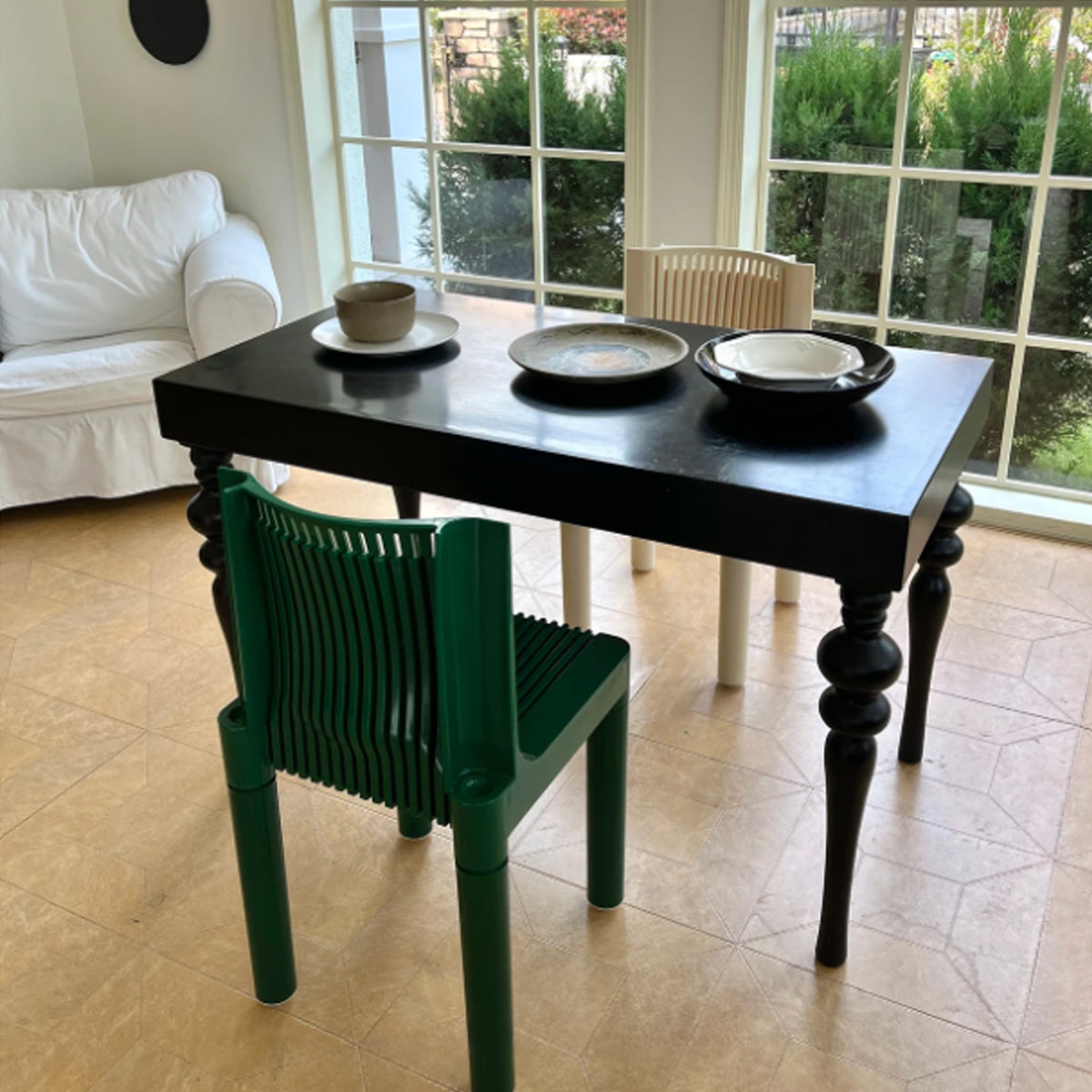 Mesh Back Dining Chair | Contemporary ABS