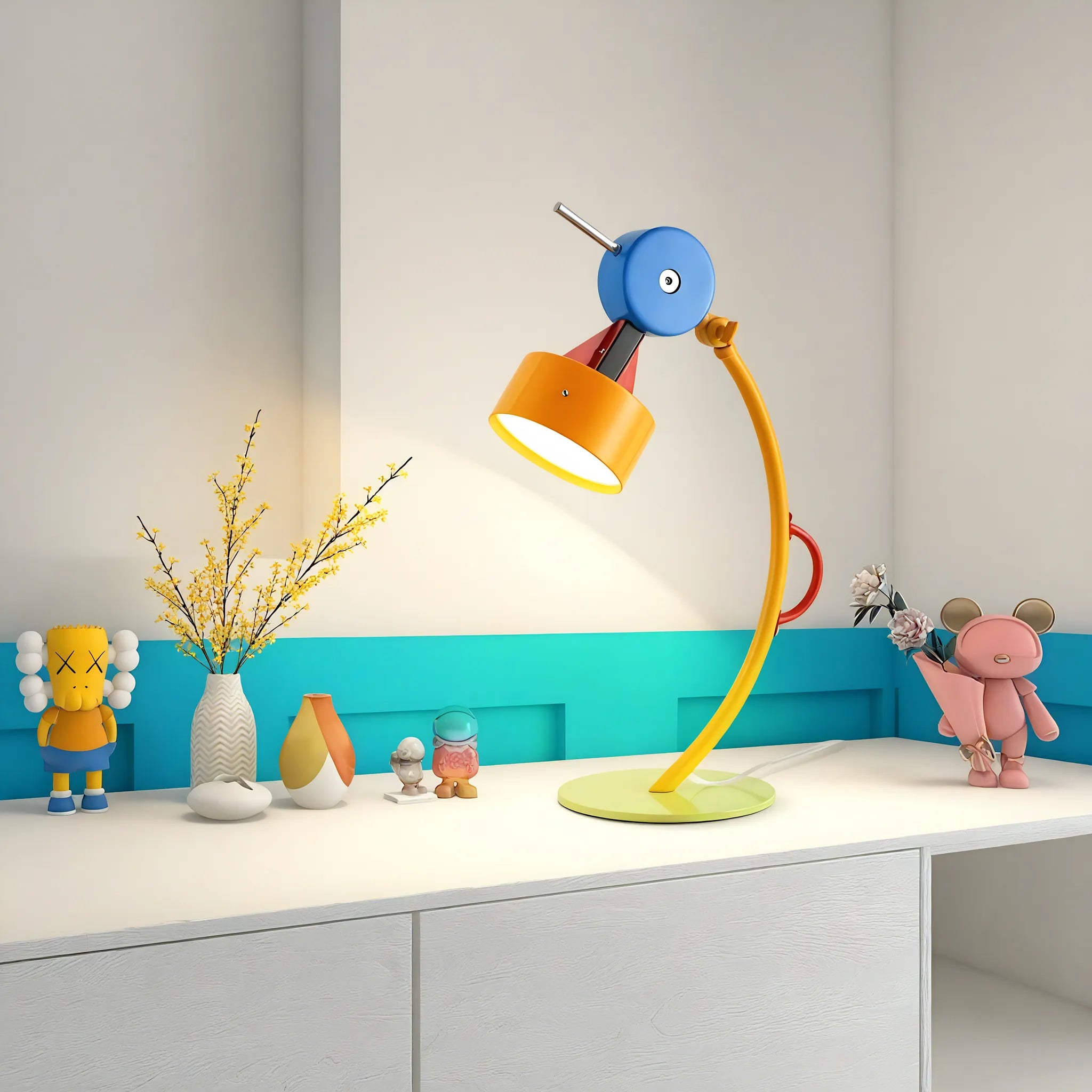 ARC-FUNK | Retro Sculptural Desk Lamp
