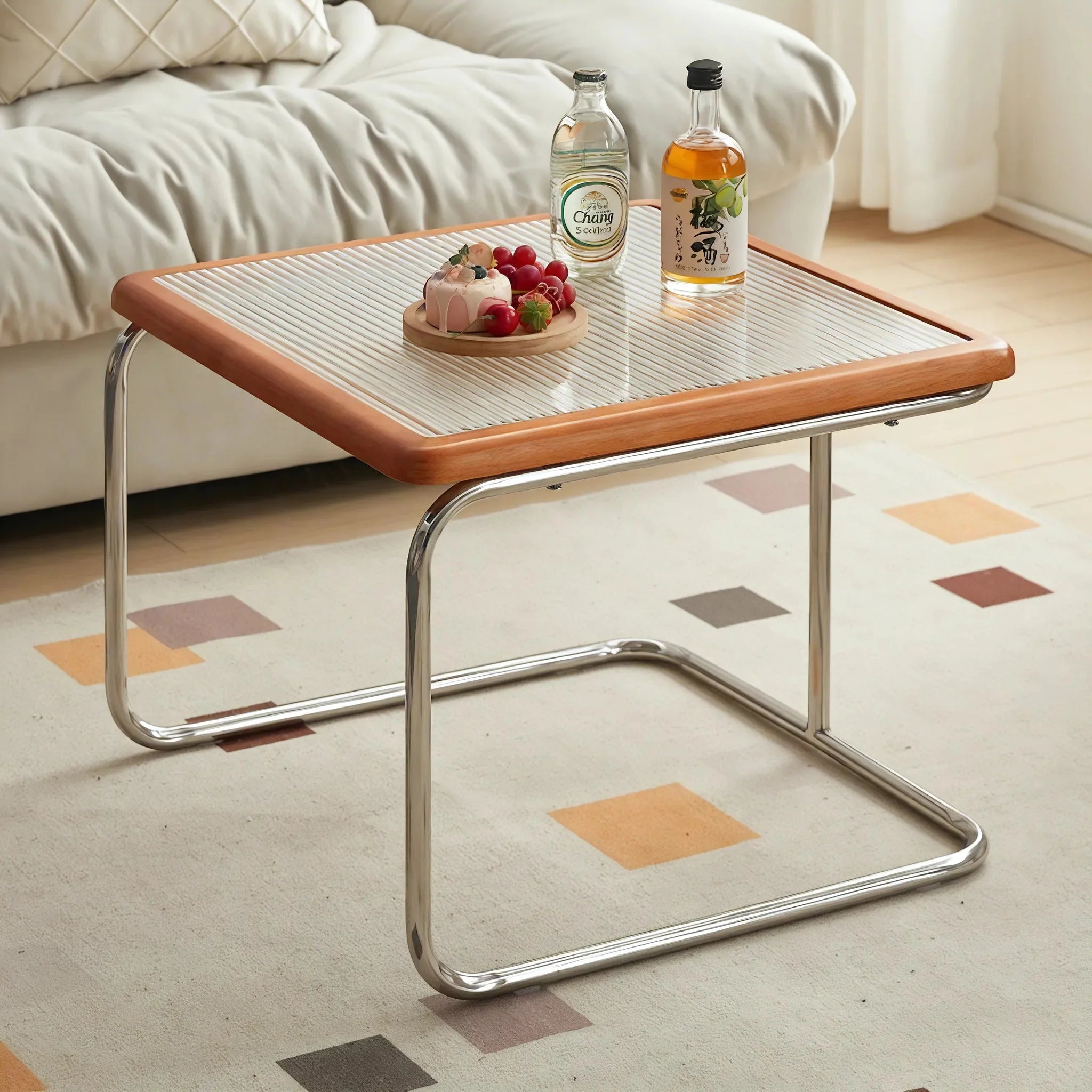 RATTAN-MODERNE | Retro Nordic Coffee Table