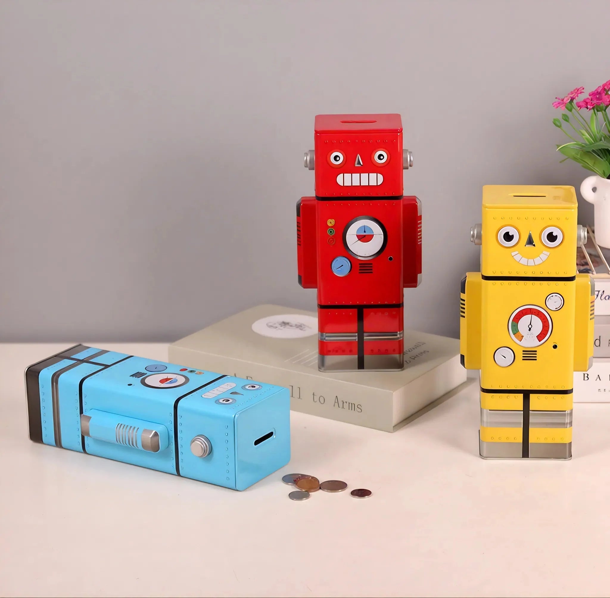FLIPPY-ROBOT | Metal Coin Bank