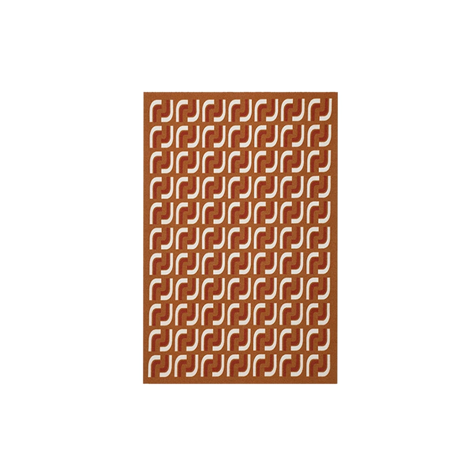 Mid Century Rug – Retro Patterned Area Carpet