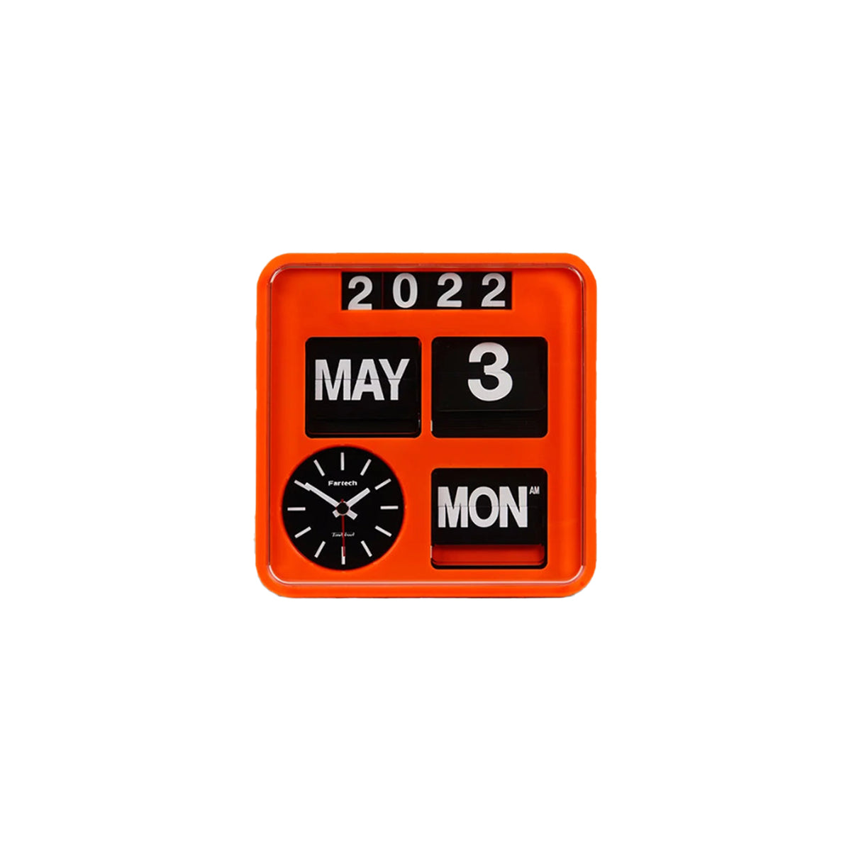 Retro Flip Clock - Wall Mounted Calendar Box