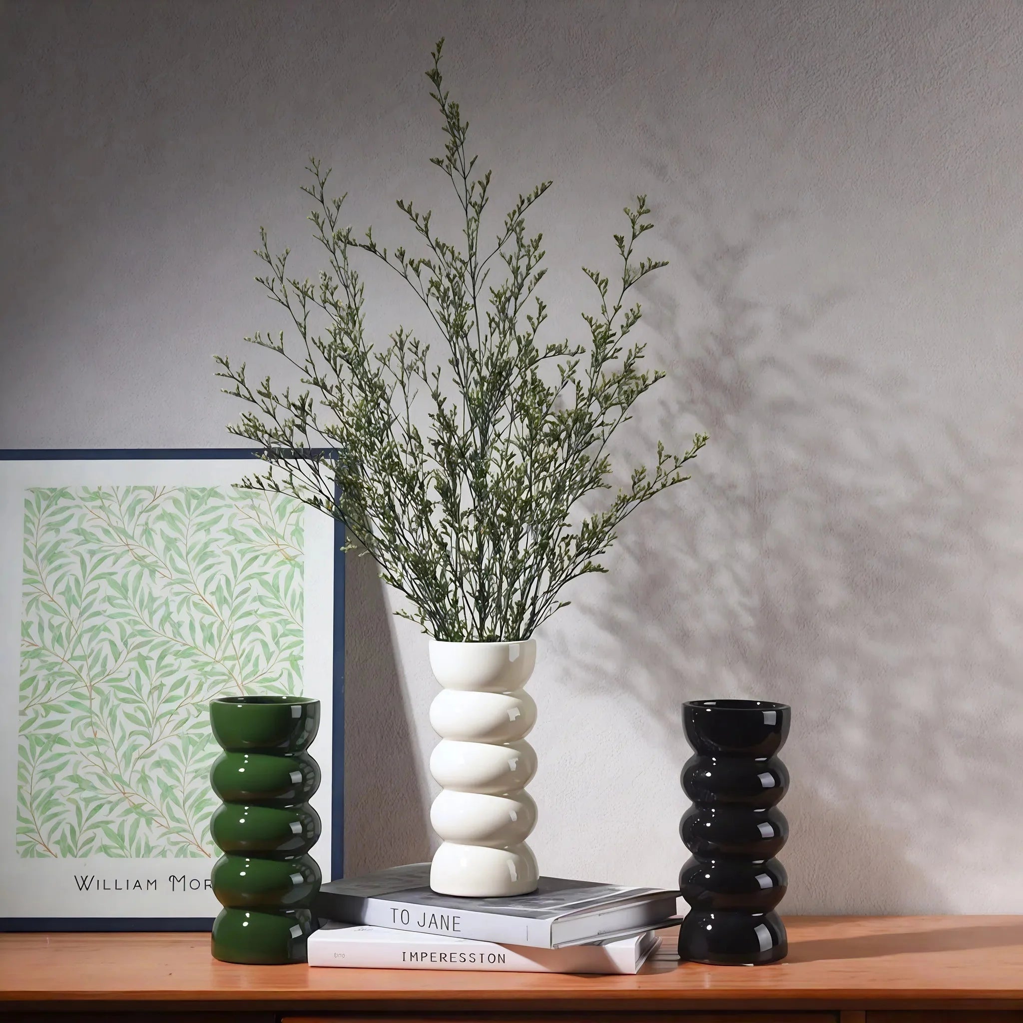 UNDULA | Ripple Elegance Ceramic Vase