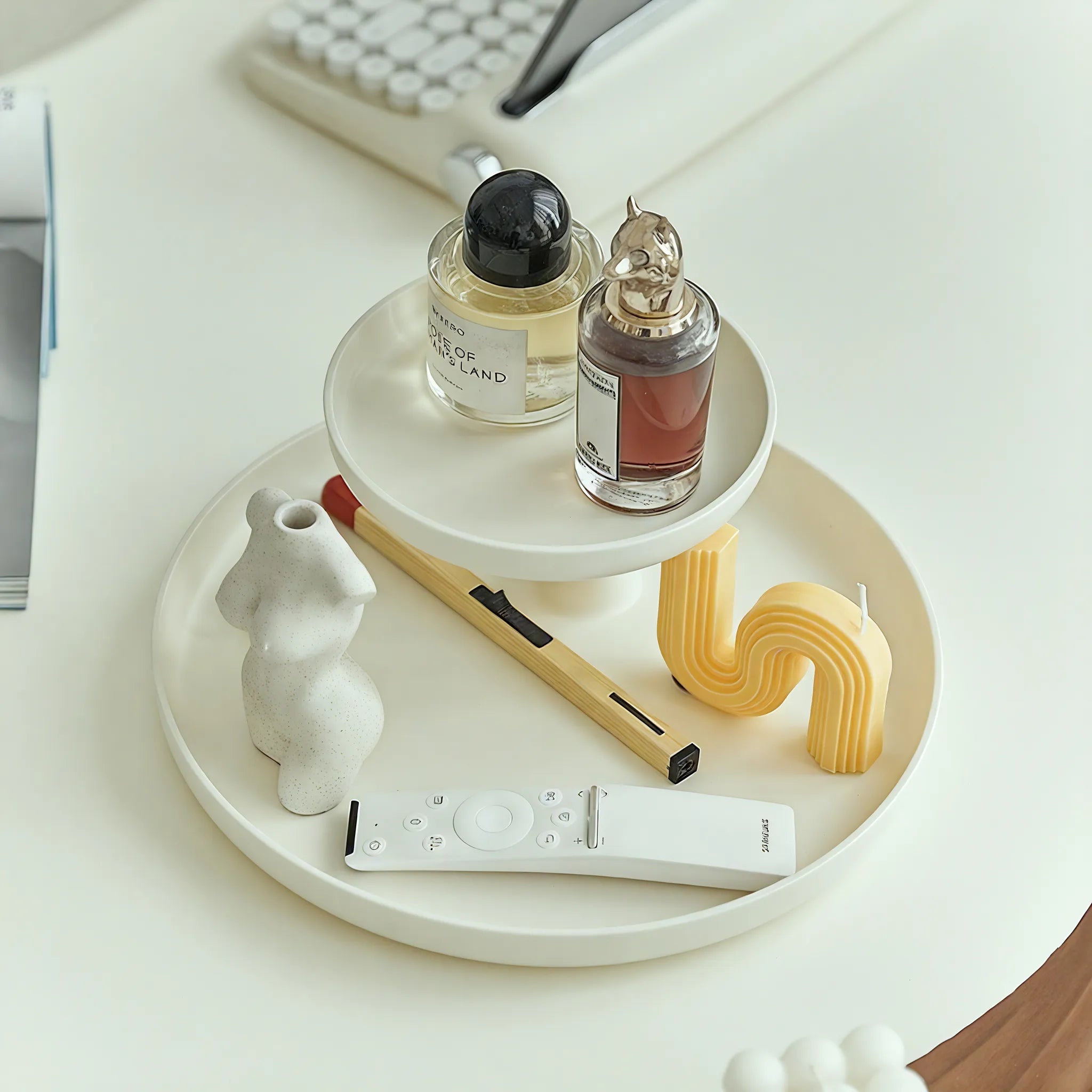 Rotary Tray | Two-Tier Utility Tray