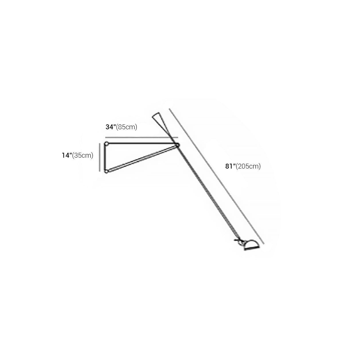 Industrial Wall Lamp | Adjustable Rotating Metal Sconce