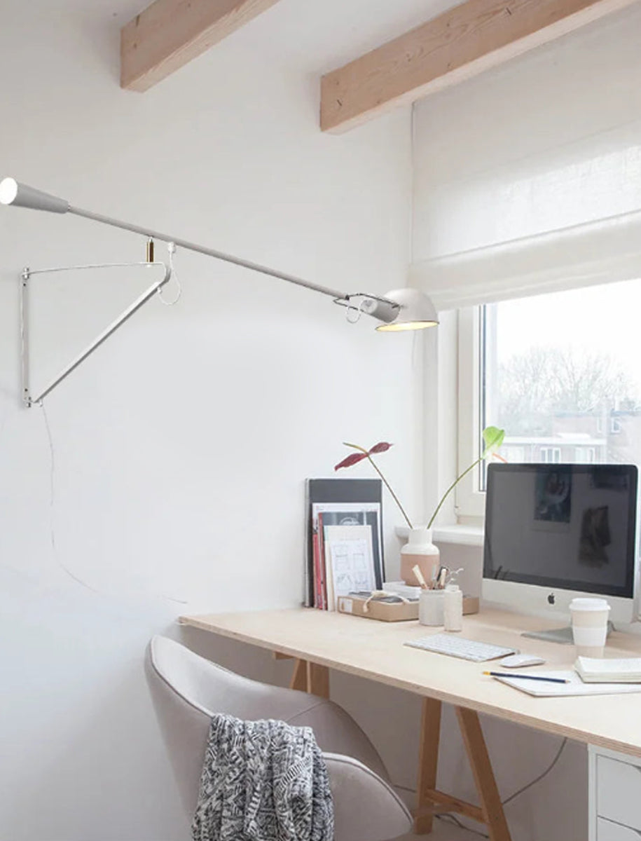 Industrial Wall Lamp | Adjustable Rotating Metal Sconce
