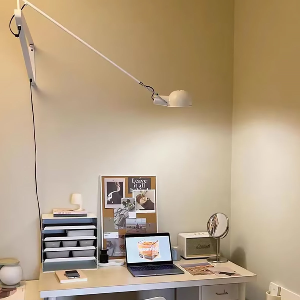 Industrial Wall Lamp | Adjustable Rotating Metal Sconce