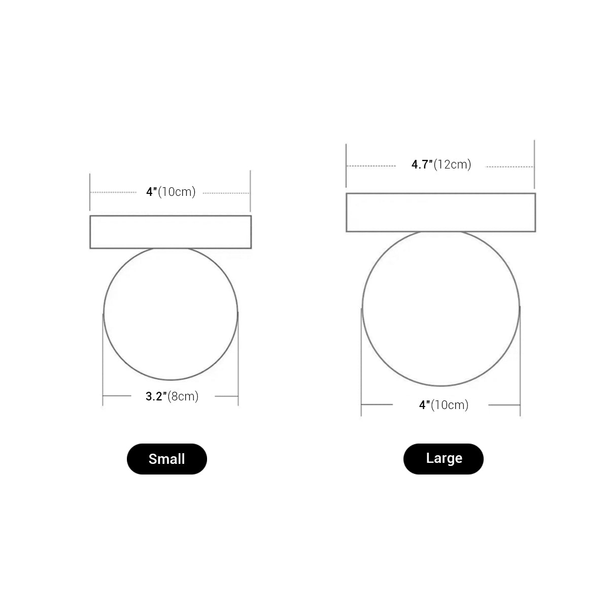 Round Macaron Wall Lamp - Energy Efficient Hallway Light