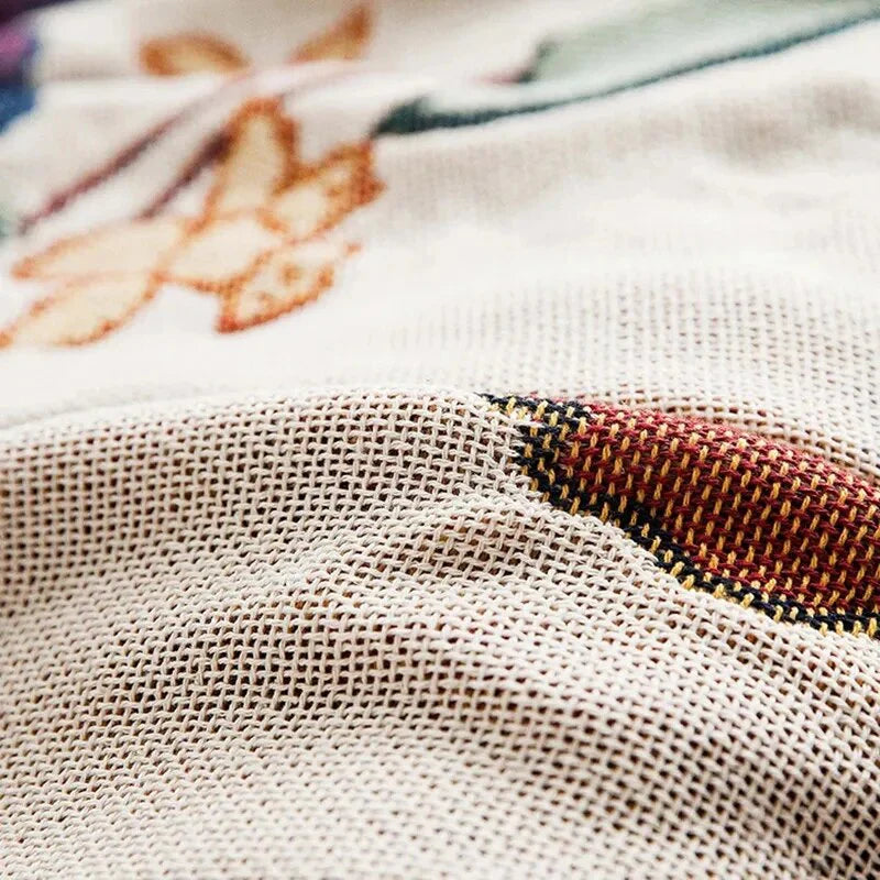 Bamboo Fiber Throw Blanket - Vintage Soft Cozy