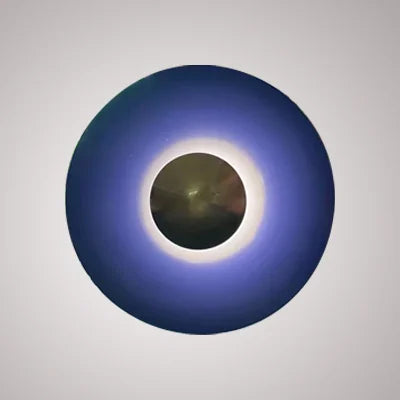 Chrome Wall Lamp - Minimalist UFO Shaped Light