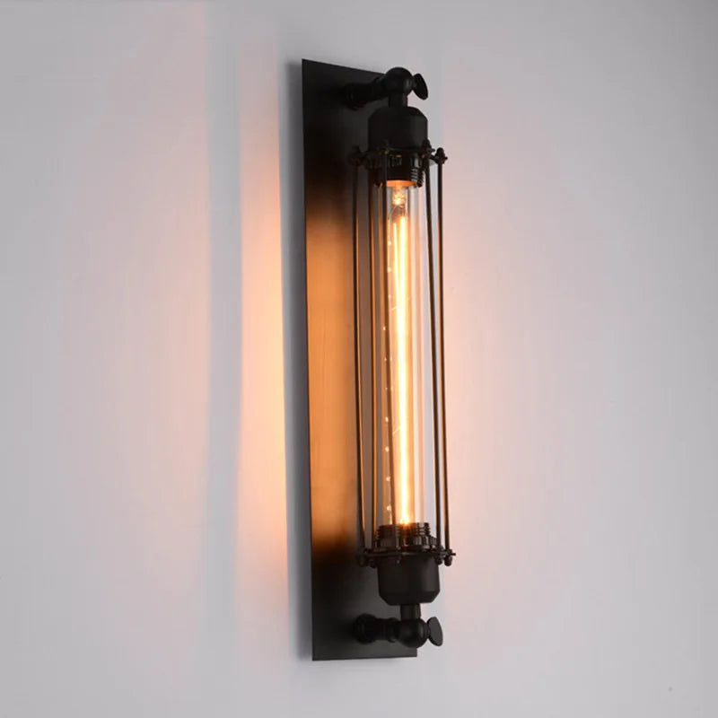 Industrial Wall Lamp - Retro Lantern Light Fixture