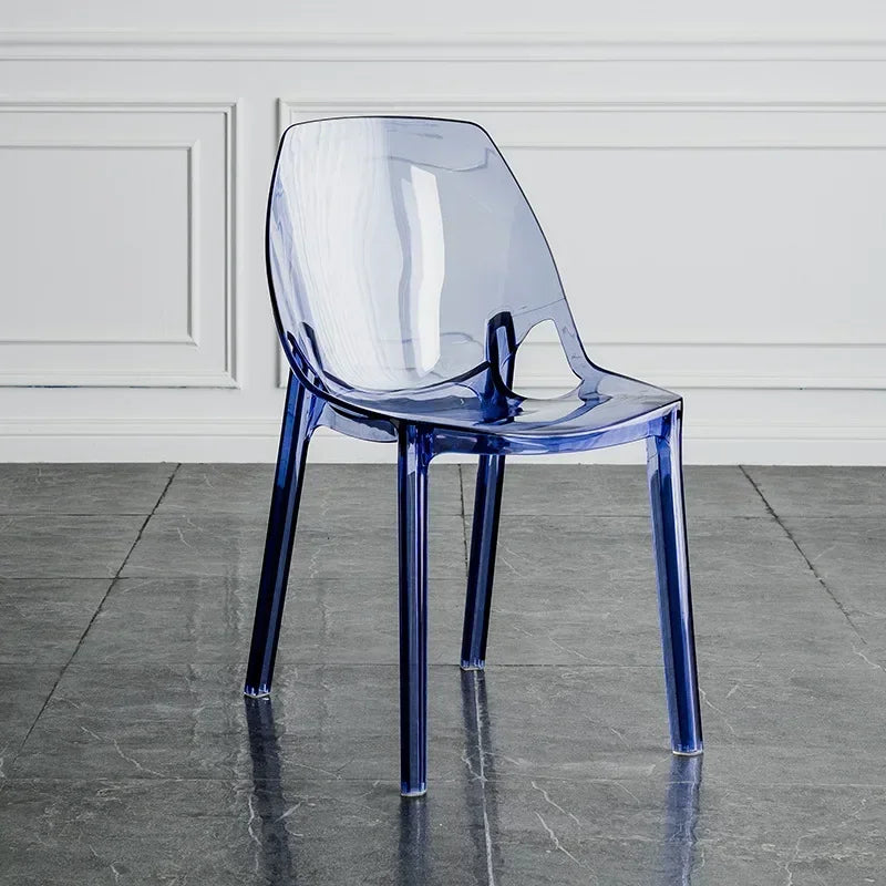 Acrylic Dining Chair - Nordic Clear Durable Seat