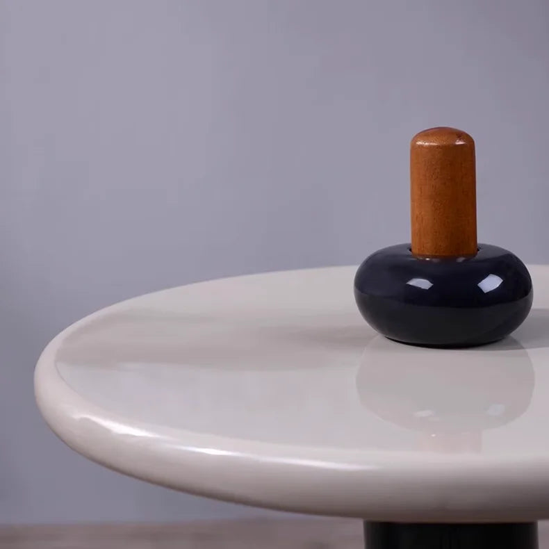 Modular Side Table - Color Stack Pedestal Design