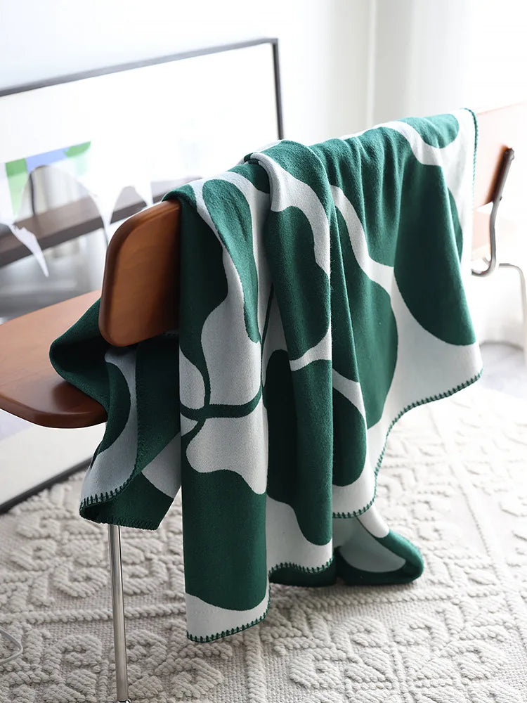 Jacquard Vine Throw | Cozy Sofa Throw, Machine Washable