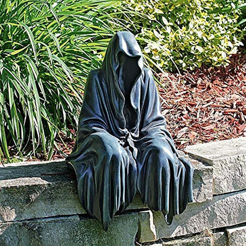 Grim Reaper Statue | Spooky Halloween Dark Fantasy Decor