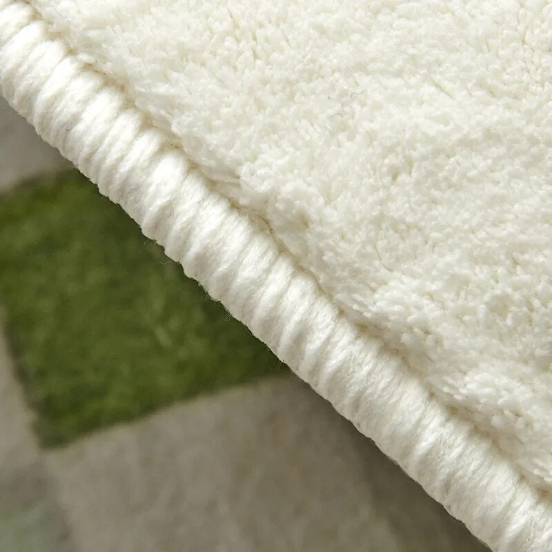 Color Puzzle Rug - Vibrant Polyester Floor Mat