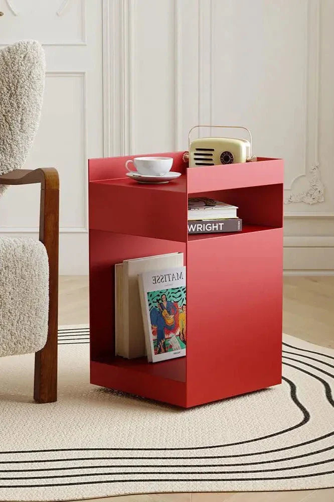 Metal Origami Side Table - Modern Nordic Accent