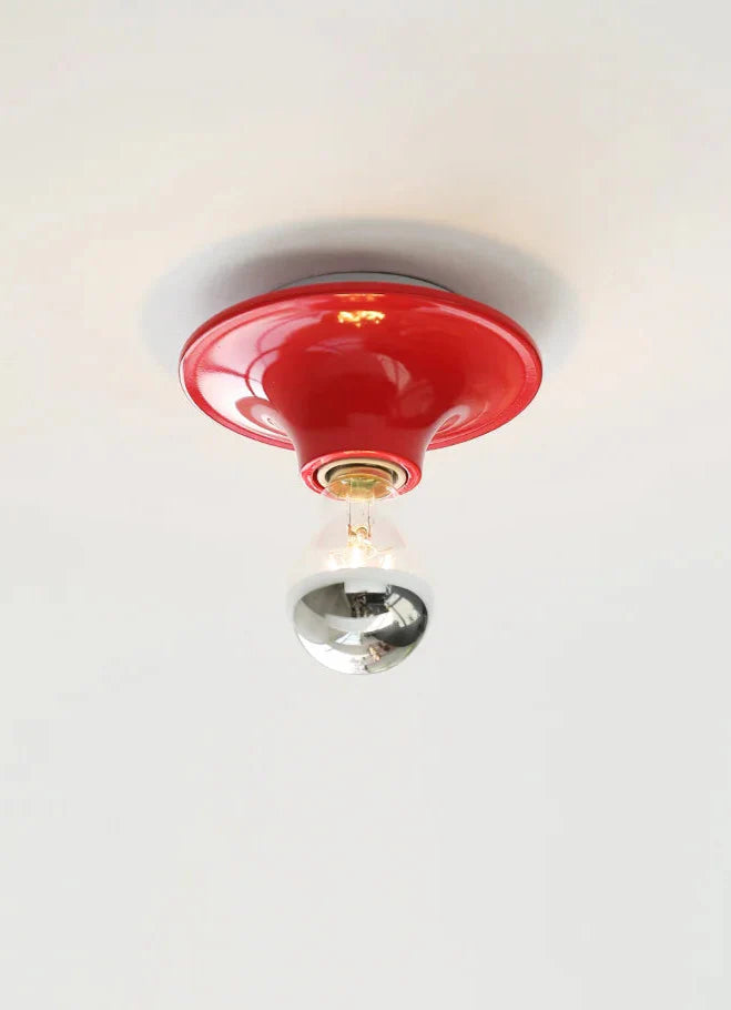 Industrial Wall Ceiling Lamp - Vintage Metal Frame Light