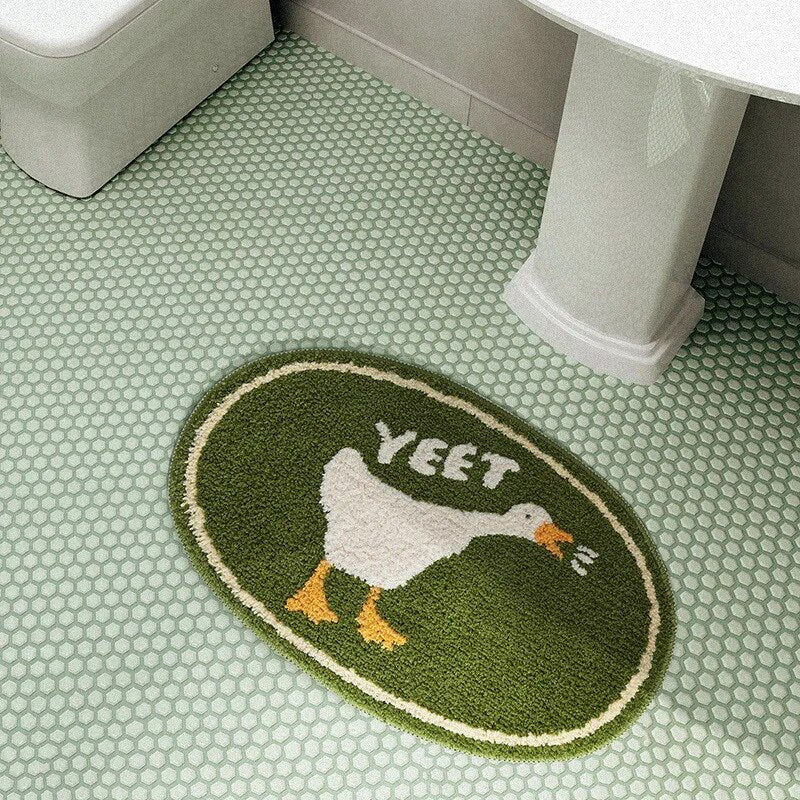 Animal Bath Mat – Cute Plush Soft Fluffy Rug