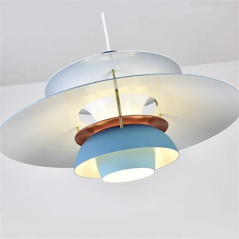 Color Umbrella Ceiling Fixture - Modern Scandinavian Lamp