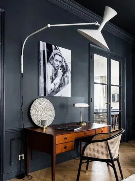 Swing Arm Wall Lamp - Industrial Plug In Sconce