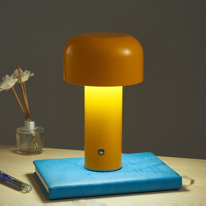 Retro Mushroom Lamp - Cordless Table Lamp