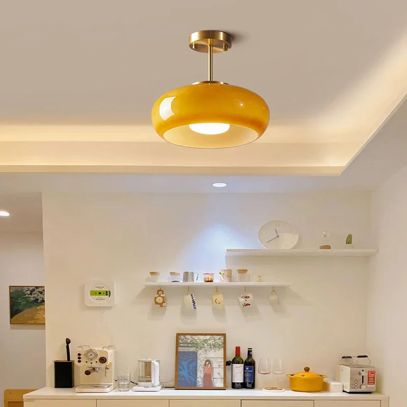 Nordic Glass Pendant Lamp | Modern Ceiling Fixture Light