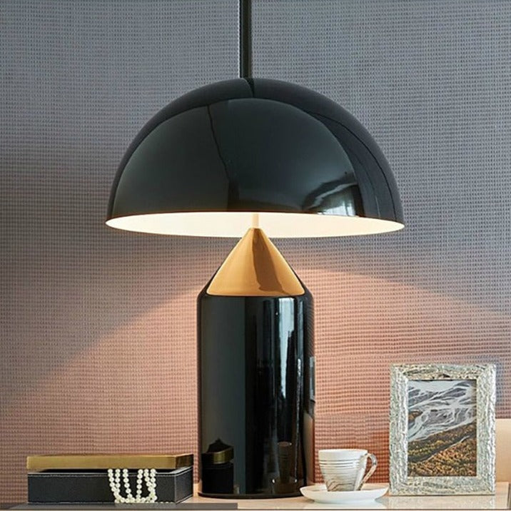 Metal Mushroom Lamp | Contemporary Table Light Touch On/Off