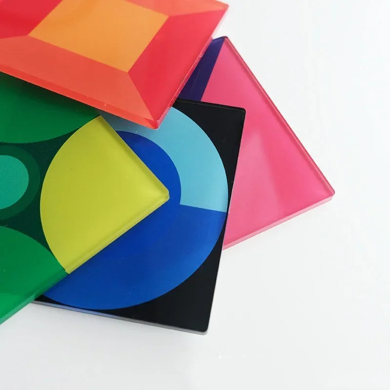 Acrylic Color Coaster | Heat Resistant Surface Protector