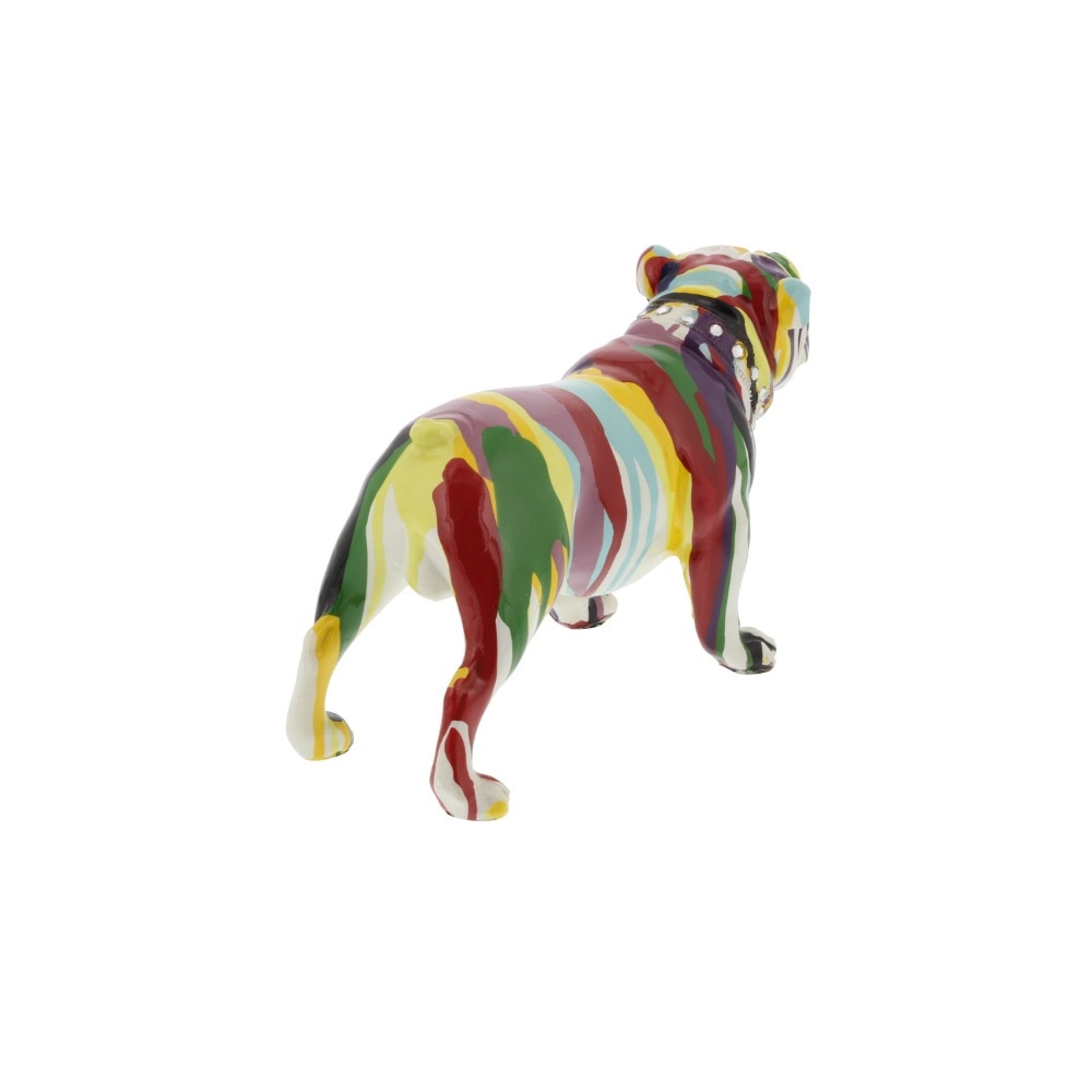Polystone Bulldog Sculpture - Modern Art Decorative Piece