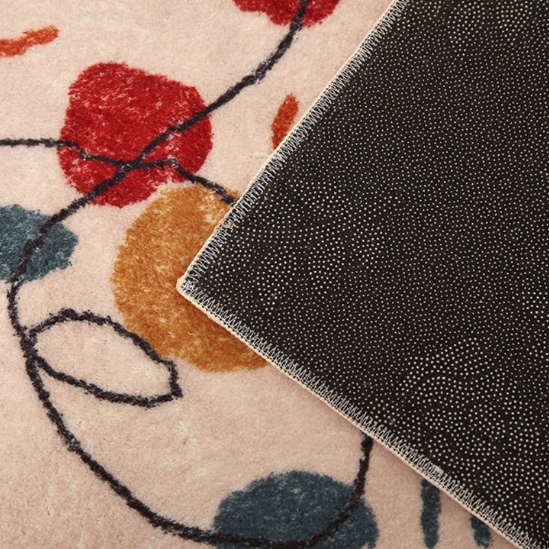 Colorful Graffiti Rug – Bold French Style Floor Covering