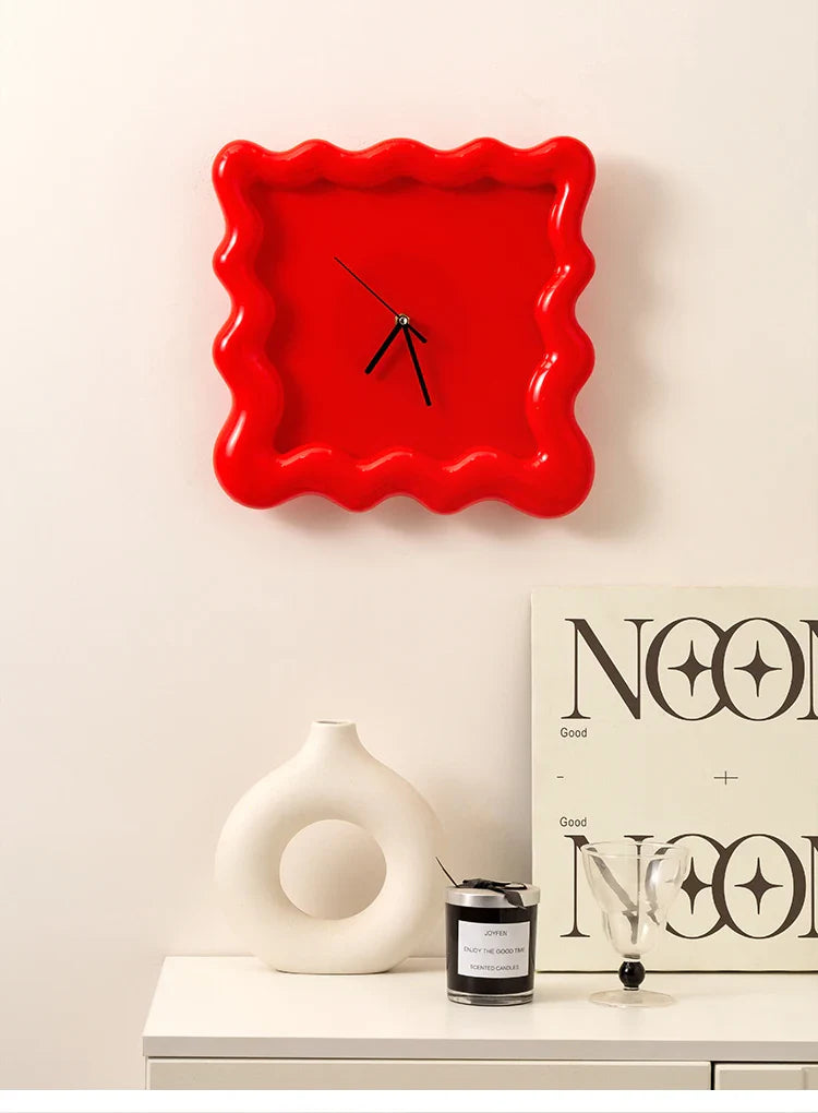 Cloud Frame Wall Clock - Modern Kids Room Decor