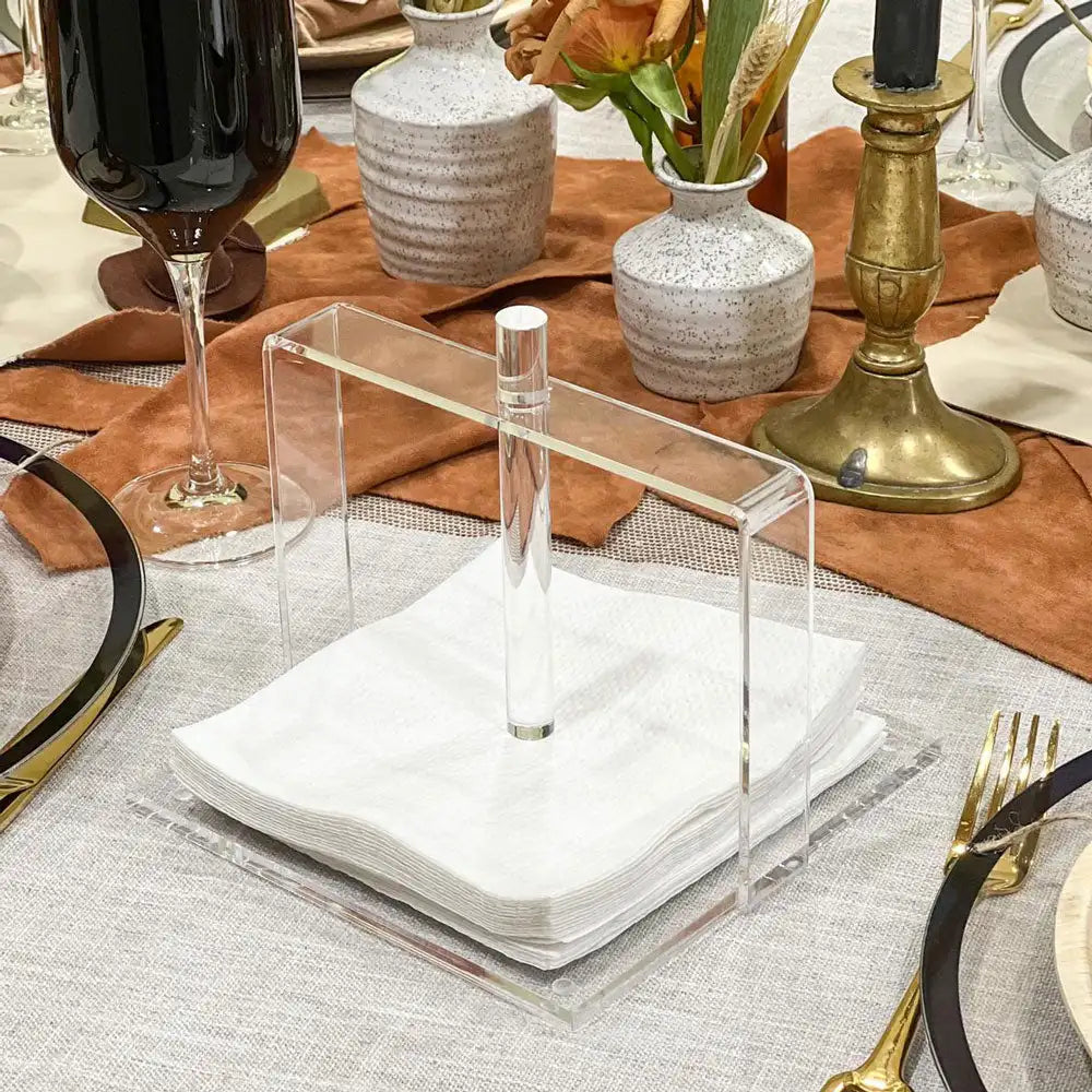 Acrylic Napkin Holder - Sleek Bar Organizer