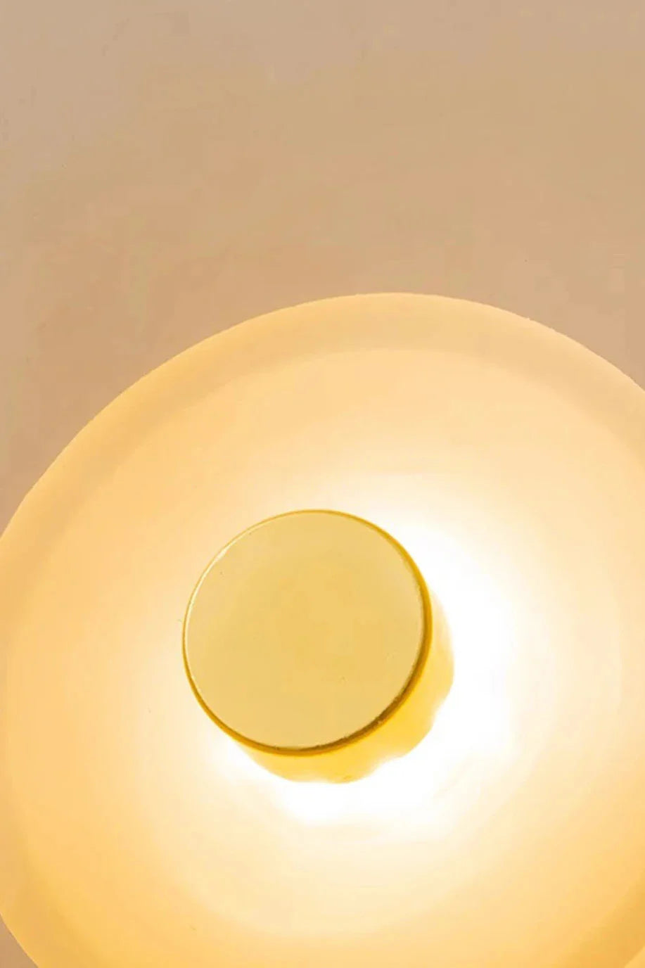 Minimalist Glass Wall Lamp - Bent Glass Fixture, LED Ambient Light