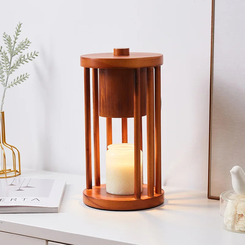 Wooden Candle Warmer - Pet Safe Oriental Home Accessory