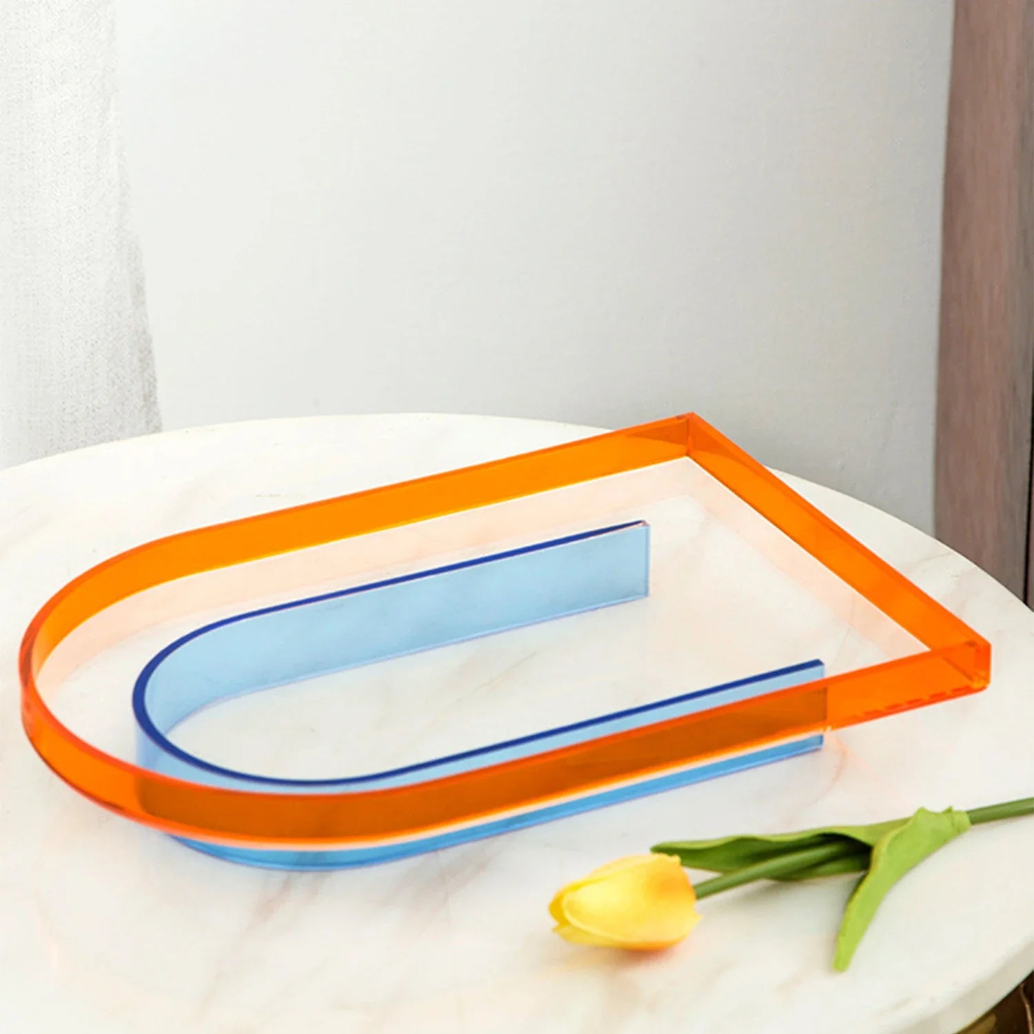 Acrylic Retro Art Tray - Color Mixing Plate