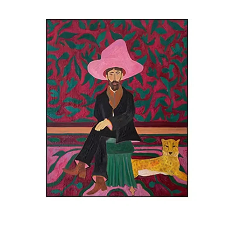 Vintage Area Rug - Artistic Retro Carpet Mat