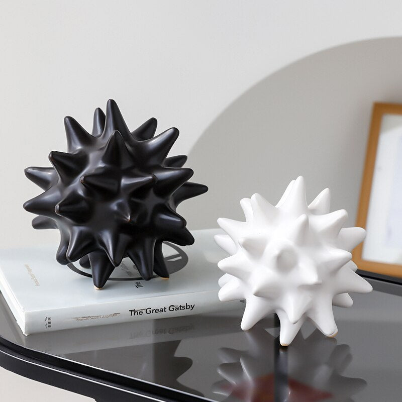 Sea Urchin Ornament - Handcrafted Ceramic Art