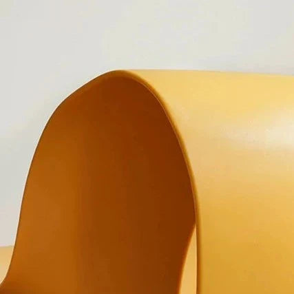 Lazy Lounge Chair - Modern PE Plastic Seat