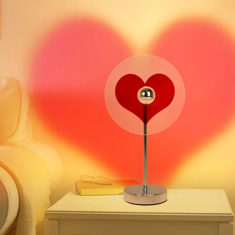 Bauhaus Table Lamp – Acrylic 3D Panel, Dimmable LED Light