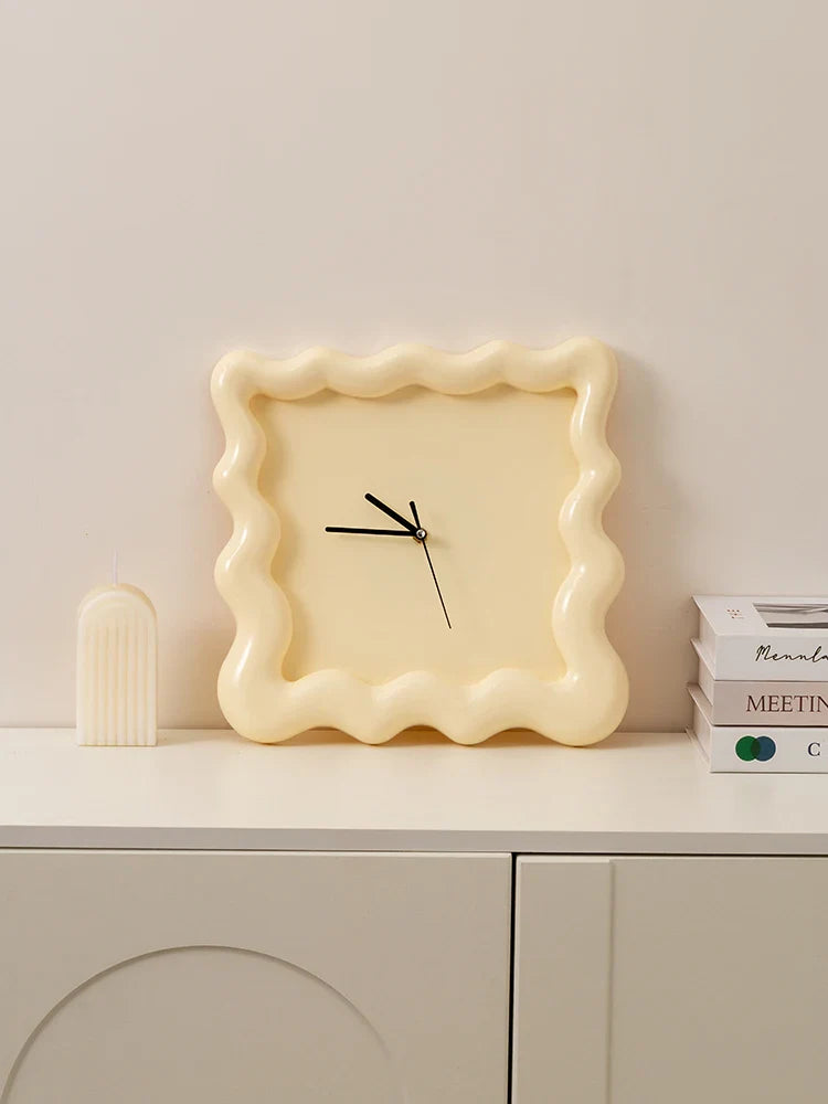 Cloud Frame Wall Clock - Modern Kids Room Decor