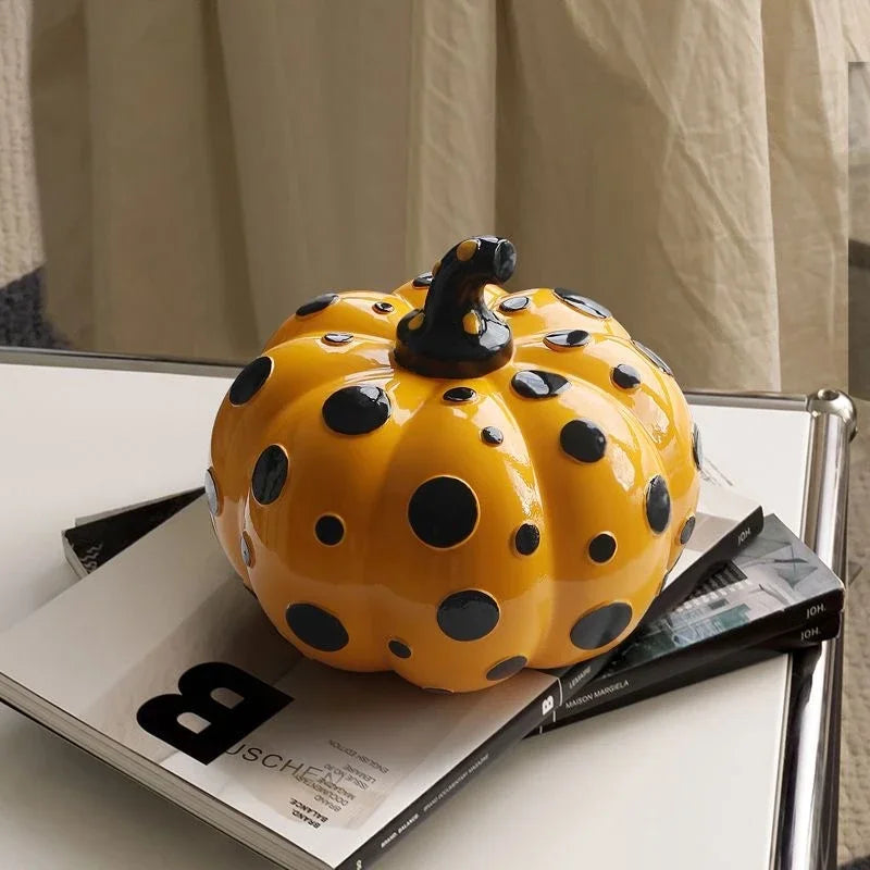 Polka Dot Sculpture - Resin Modern Art Ornament
