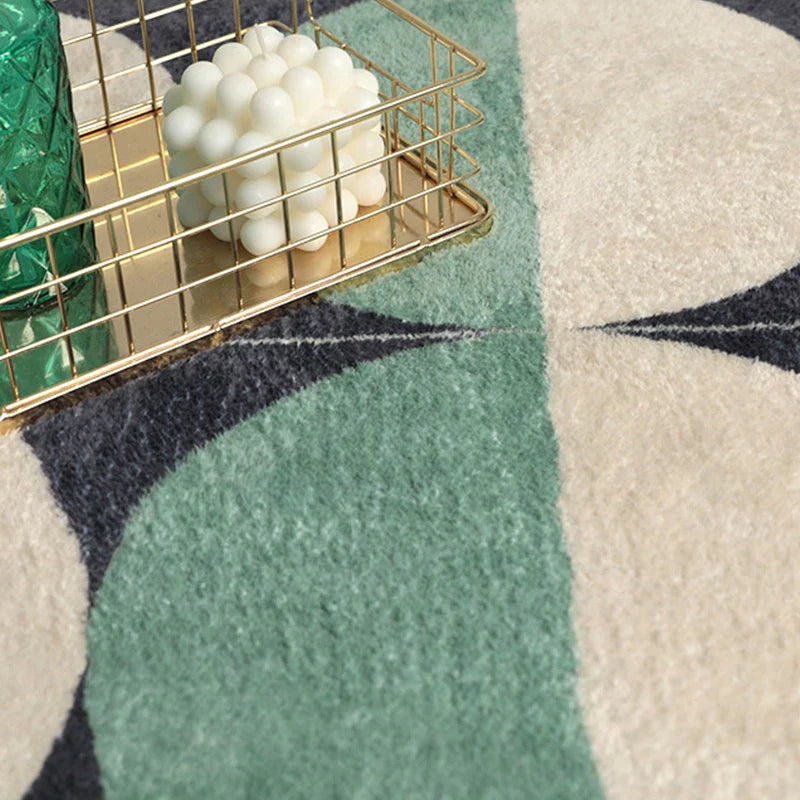 Vintage Pattern Rug - Contemporary Bauhaus Floor Covering