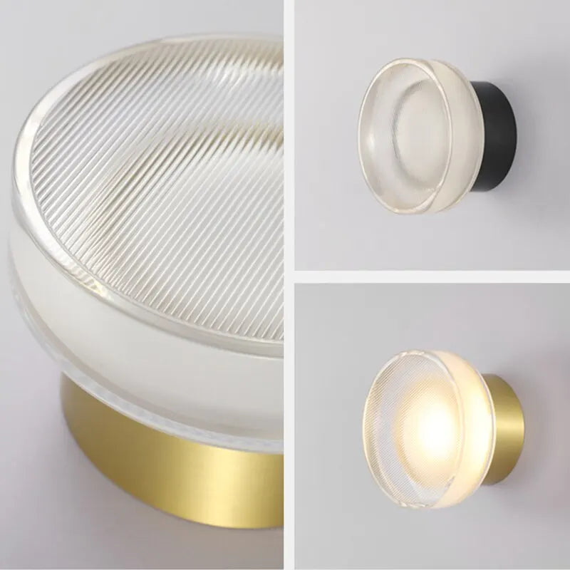 Spanish LED Wall Lamp | Contemporary Glass Sconce Light