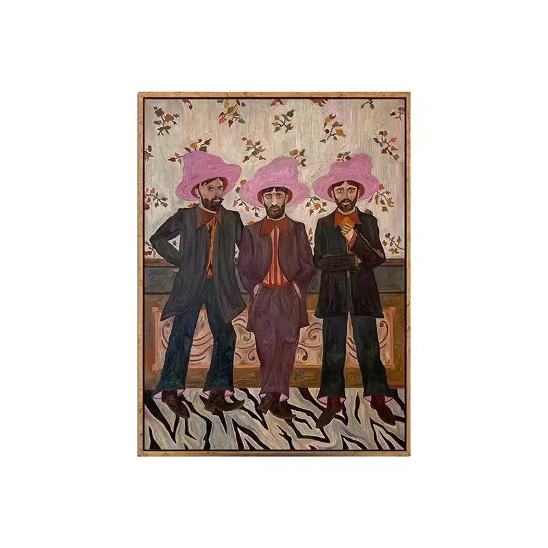 Vintage Area Rug - Artistic Retro Carpet Mat