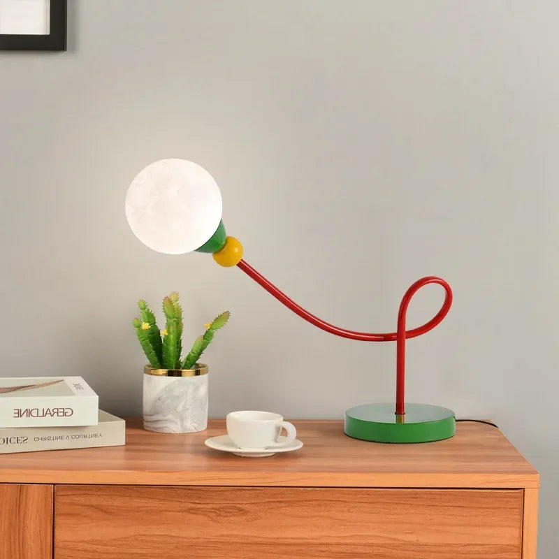 Colorful Moon Lamp - Wired Adjustable LED Light