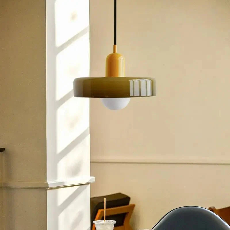 Nordic Pendant Lamp - Glass Round Ceiling Light