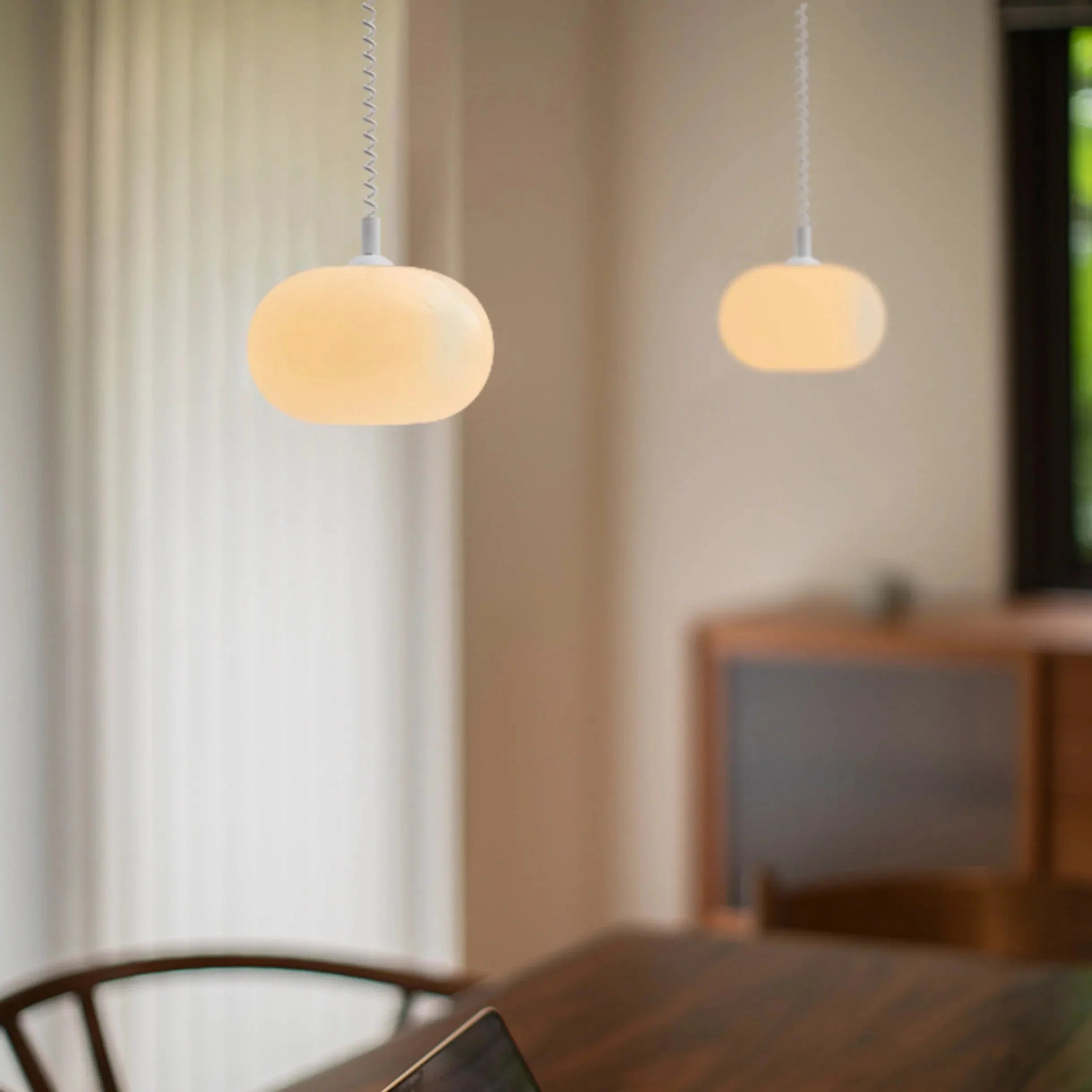 Retro Pendant Lamp – Colorful Coil Nordic Lighting Fixture