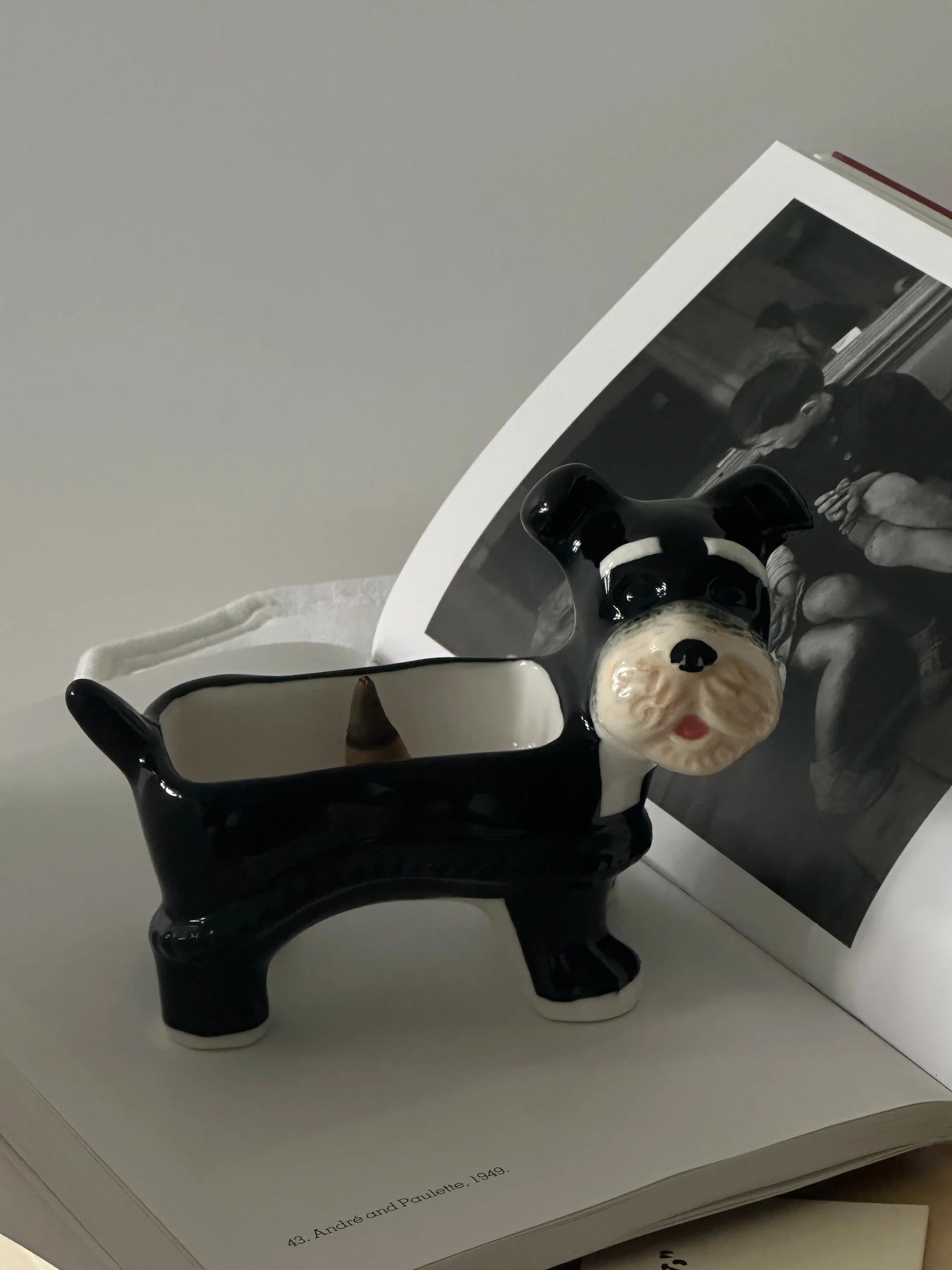 Schnauzer Ceramic Bowl | Multi-Purpose Smoke Releasing Bowl